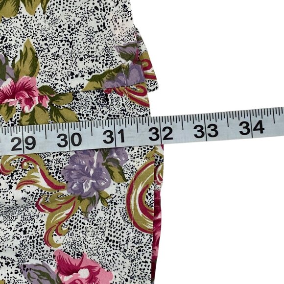 Vintage Y2K ZZ Michaels Maxi Skirt | M | Floral | Full Button USA | Cottagecore - Picture 10 of 10